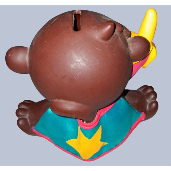 Old Navy Superhero Monkey Bank With Banana Coin Slot Cape - Picture 3 of 7
